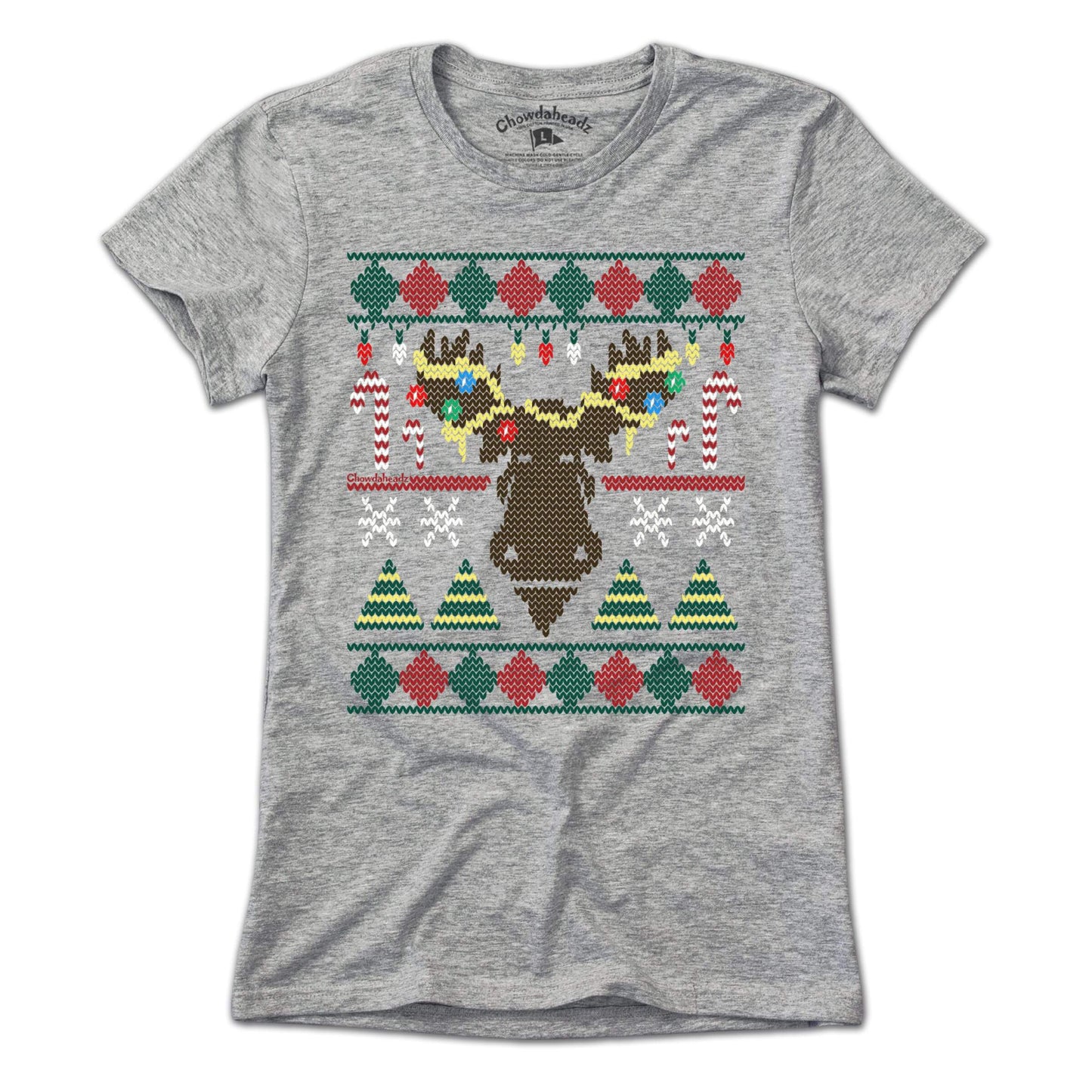 Merry Christmoose Ugly Holiday Sweater T-Shirt