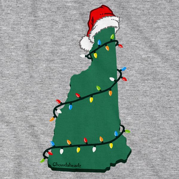 Santa Hat New Hampshire Hoodie