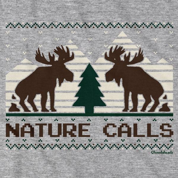Nature Calls Christmoose T-Shirt