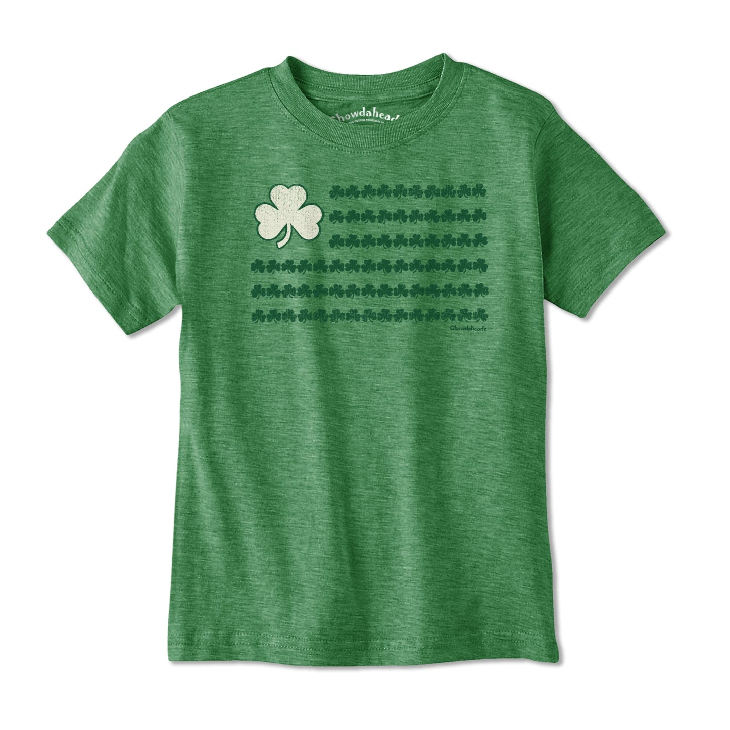 Irish Nation Shamrock Flag Youth T-Shirt