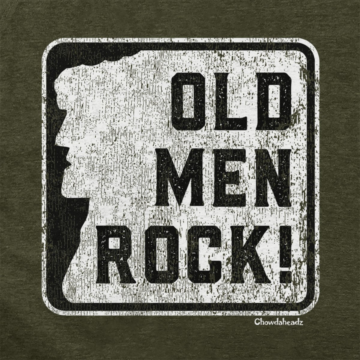 Old Men Rock Sign Hoodie