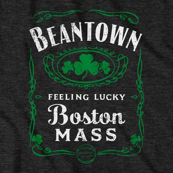 Beantown Boston Mass Label T-Shirt