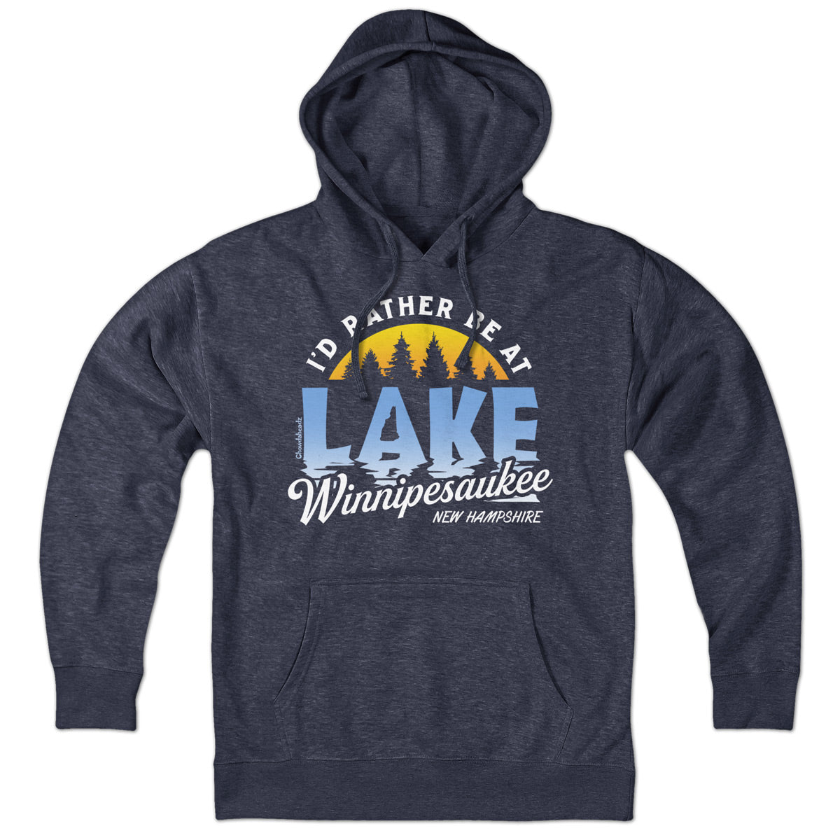I'd Rather Be At Lake Winnipesaukee Hoodie