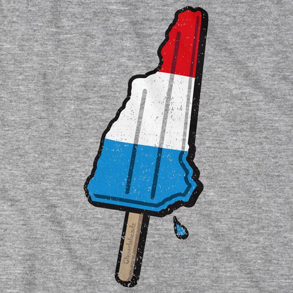New Hampshire Patriotic Popsicle T-Shirt