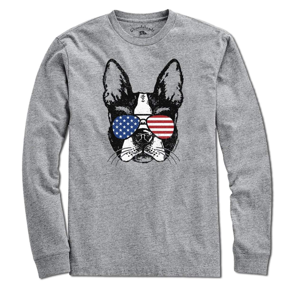 Patriotic Boston Terrier T-Shirt