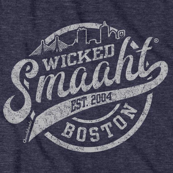Wicked Smaaht Boston Skyline T-Shirt