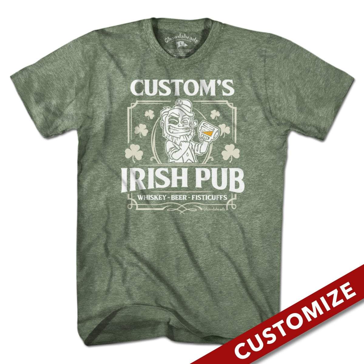 Custom Name's Irish Pub T-Shirt