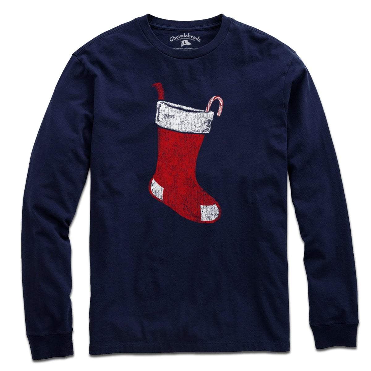 Boston Christmas Stocking T-Shirt