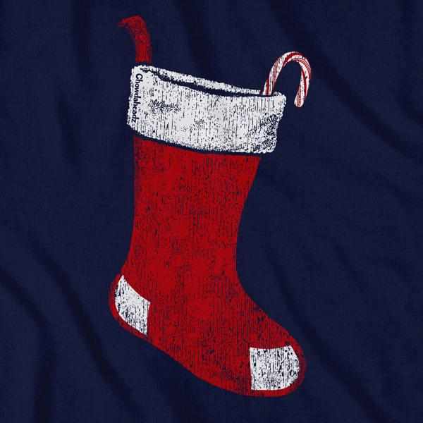 Boston Christmas Stocking T-Shirt