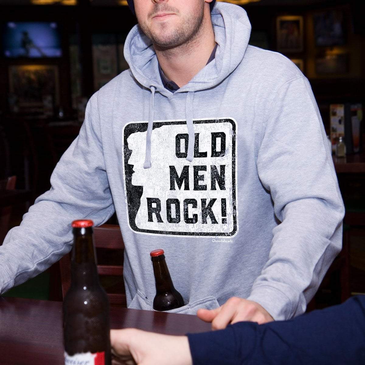 Old Men Rock Tailgater Hoodie