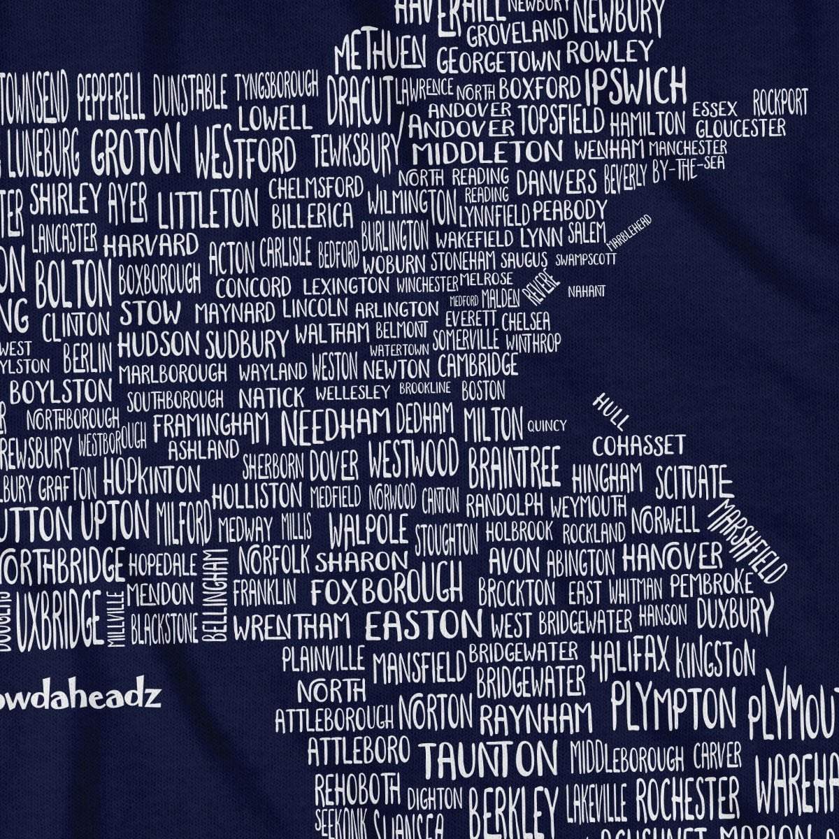 Massachusetts Cities & Towns T-Shirt