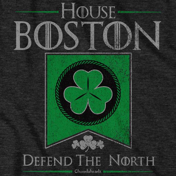 House Boston Shamrock Banner T-shirt