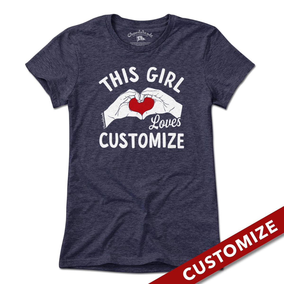 This Girl Loves Custom T-Shirt