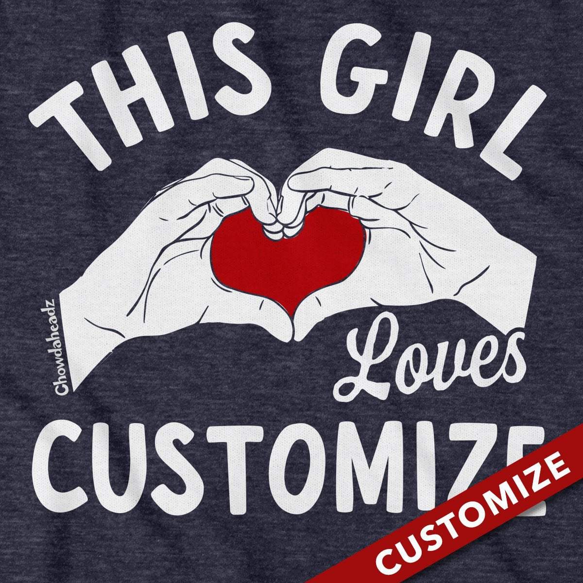 This Girl Loves Custom T-Shirt