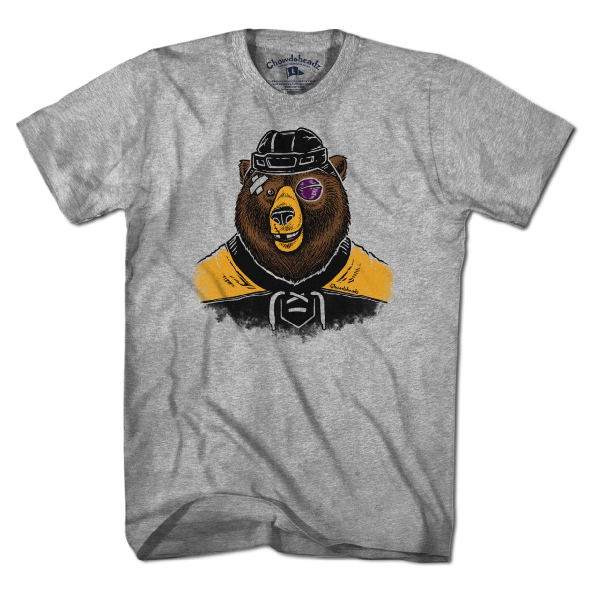 Hockey Grinnin' Bear T-Shirt