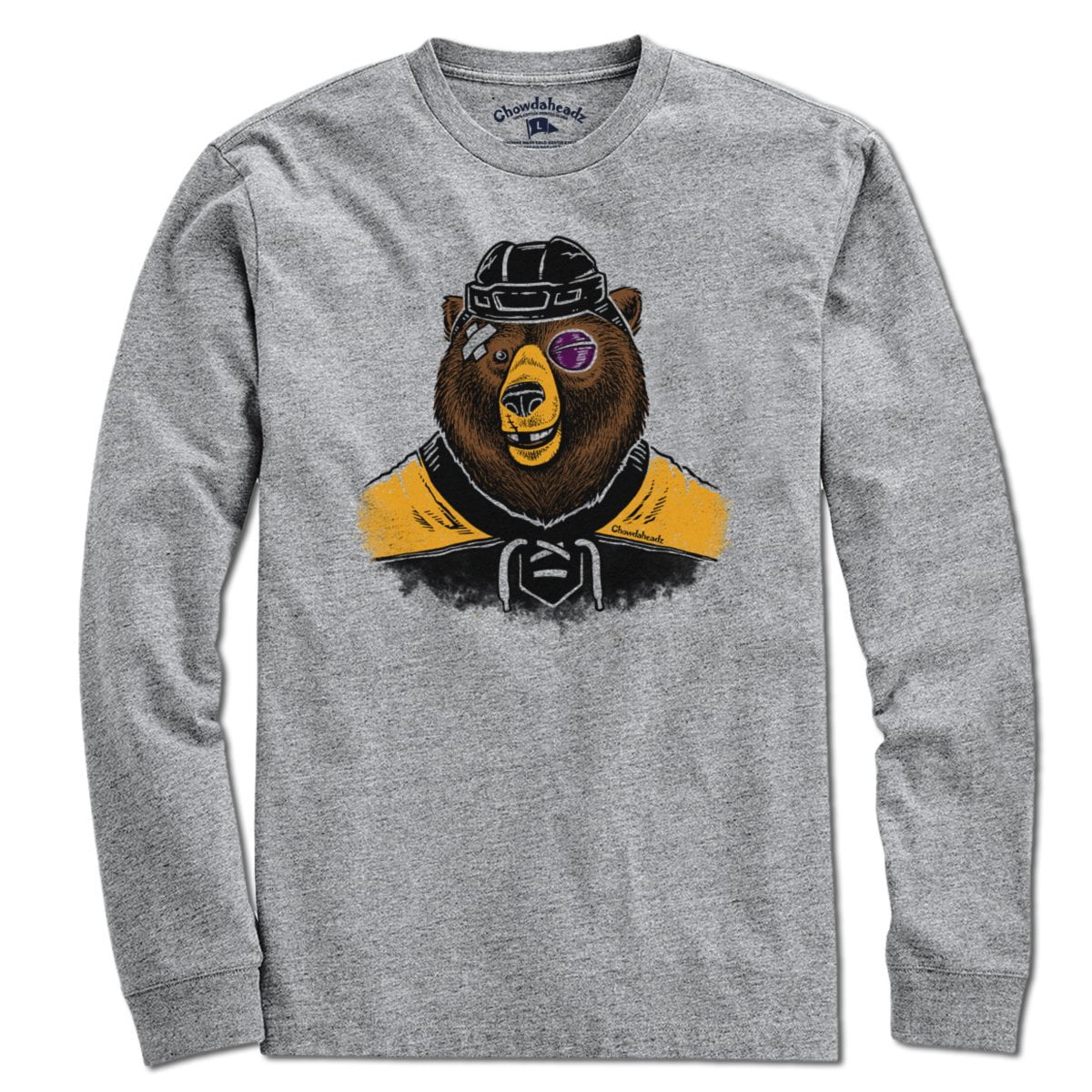 Hockey Grinnin' Bear T-Shirt