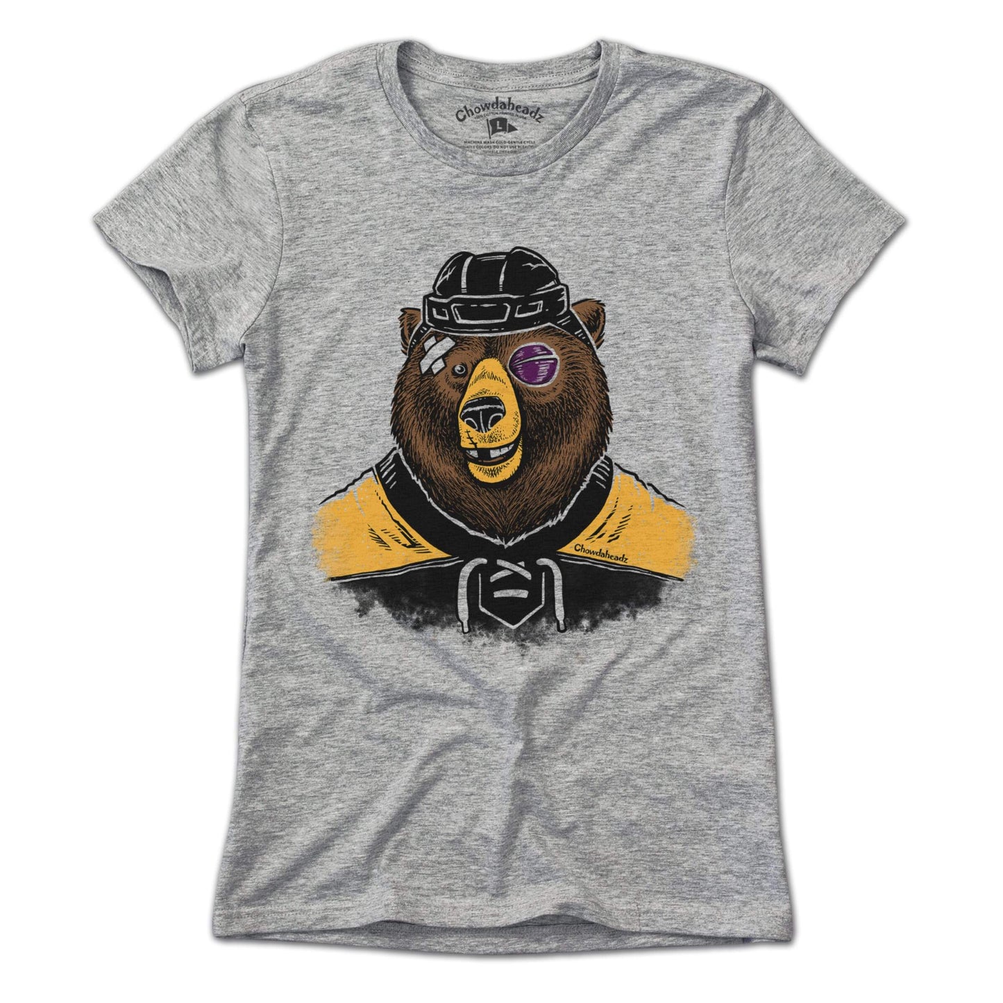Hockey Grinnin' Bear T-Shirt