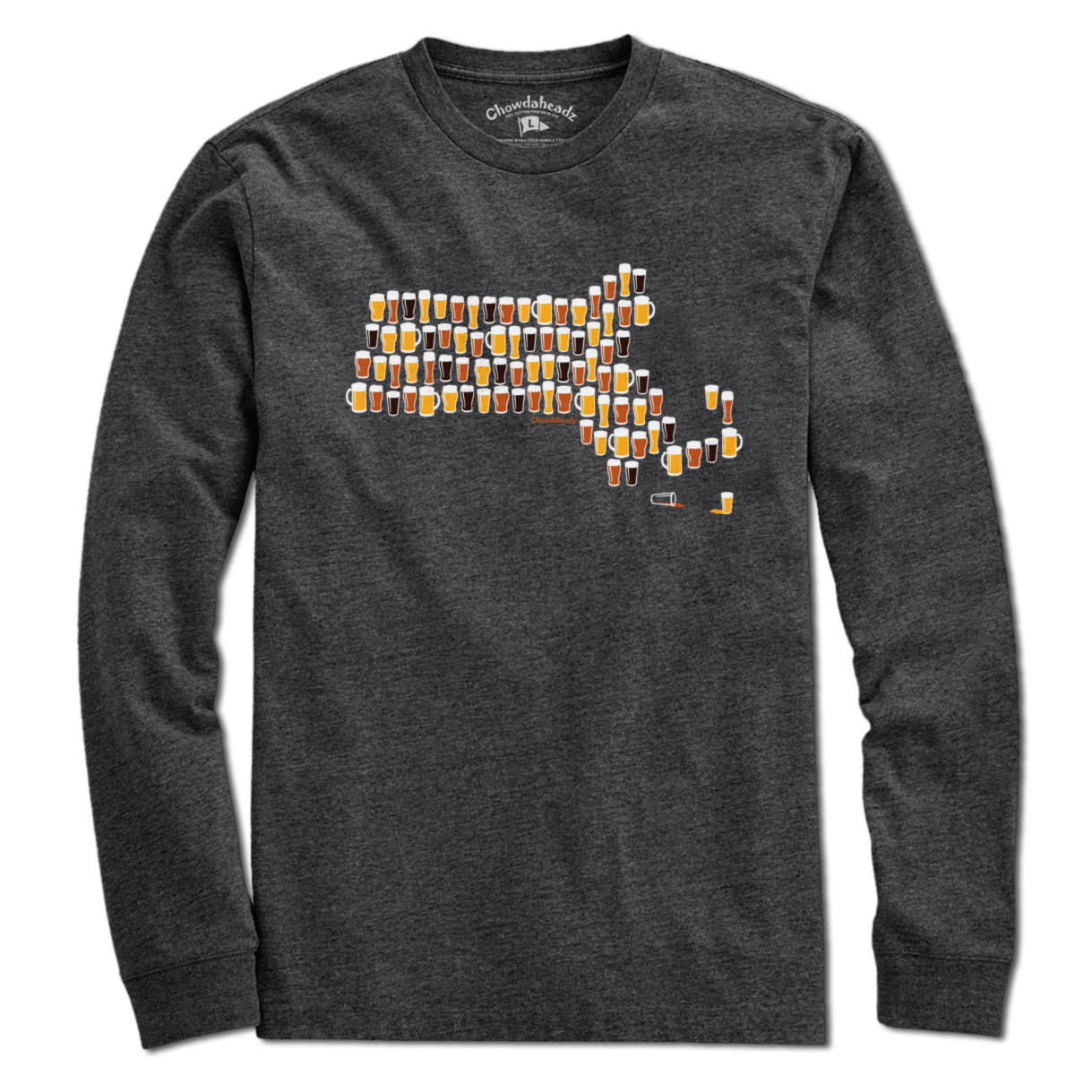 Massachusetts Beer Glasses T-Shirt