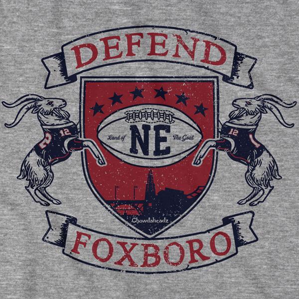 Defend Foxboro Football Shield T-Shirt