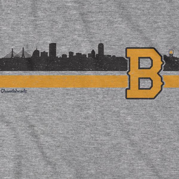 Boston B Black & Gold Sideline T-Shirt
