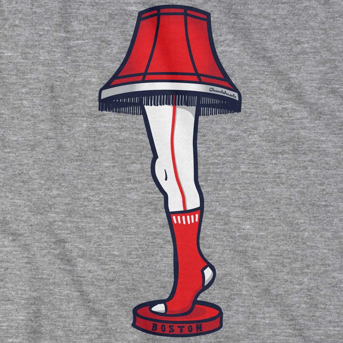 Boston Baseball Holiday Leg Lamp T-Shirt