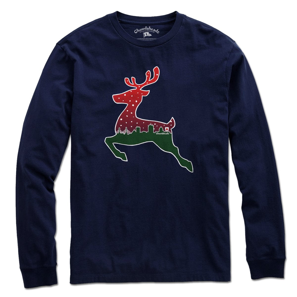 Boston Reindeer Skyline T-Shirt
