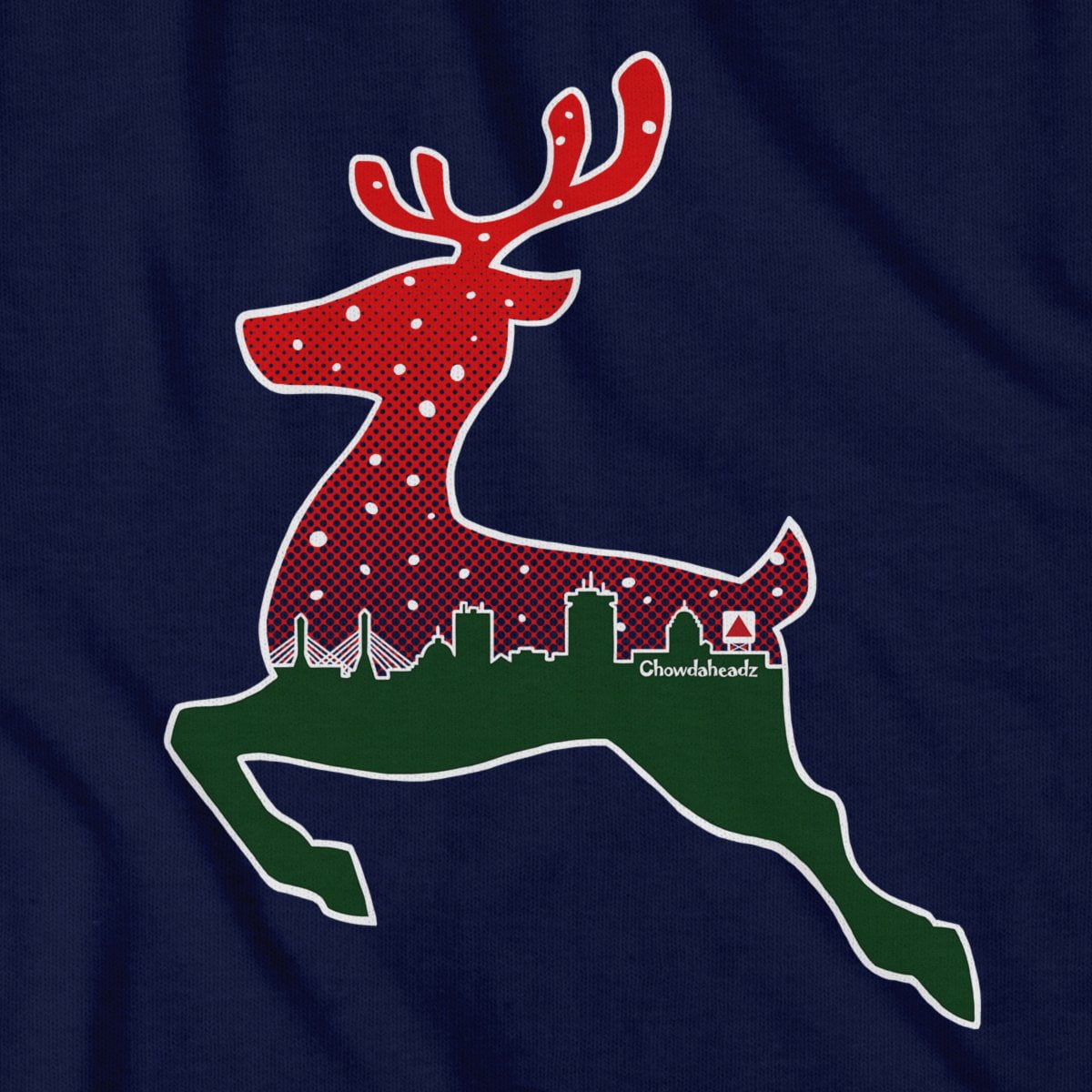 Boston Reindeer Skyline T-Shirt