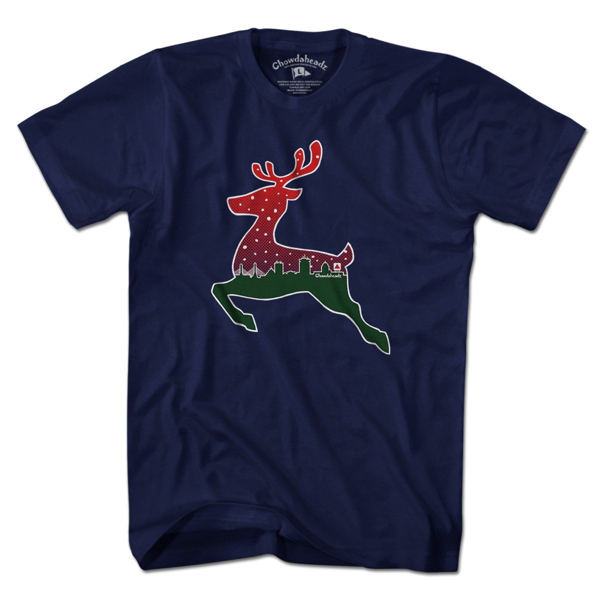 Boston Reindeer Skyline T-Shirt