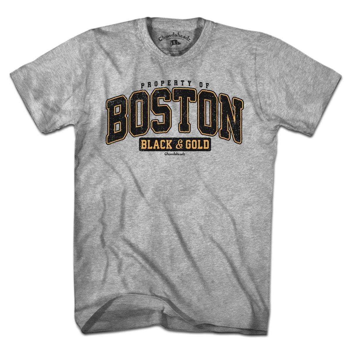 Property of Boston Black & Gold T-Shirt