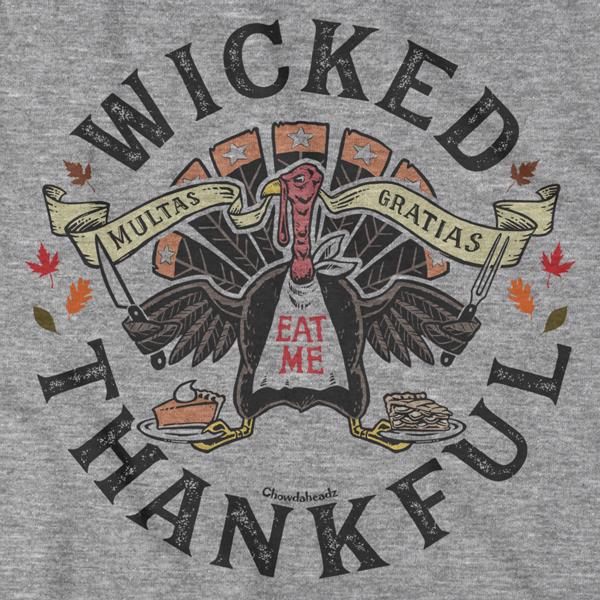 Wicked Thankful Turkey T-Shirt