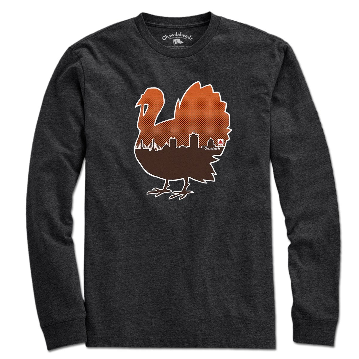 Boston Thanksgiving Turkey Skyline T-Shirt