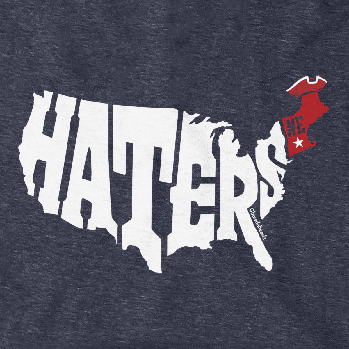 New England Haters Map Hoodie