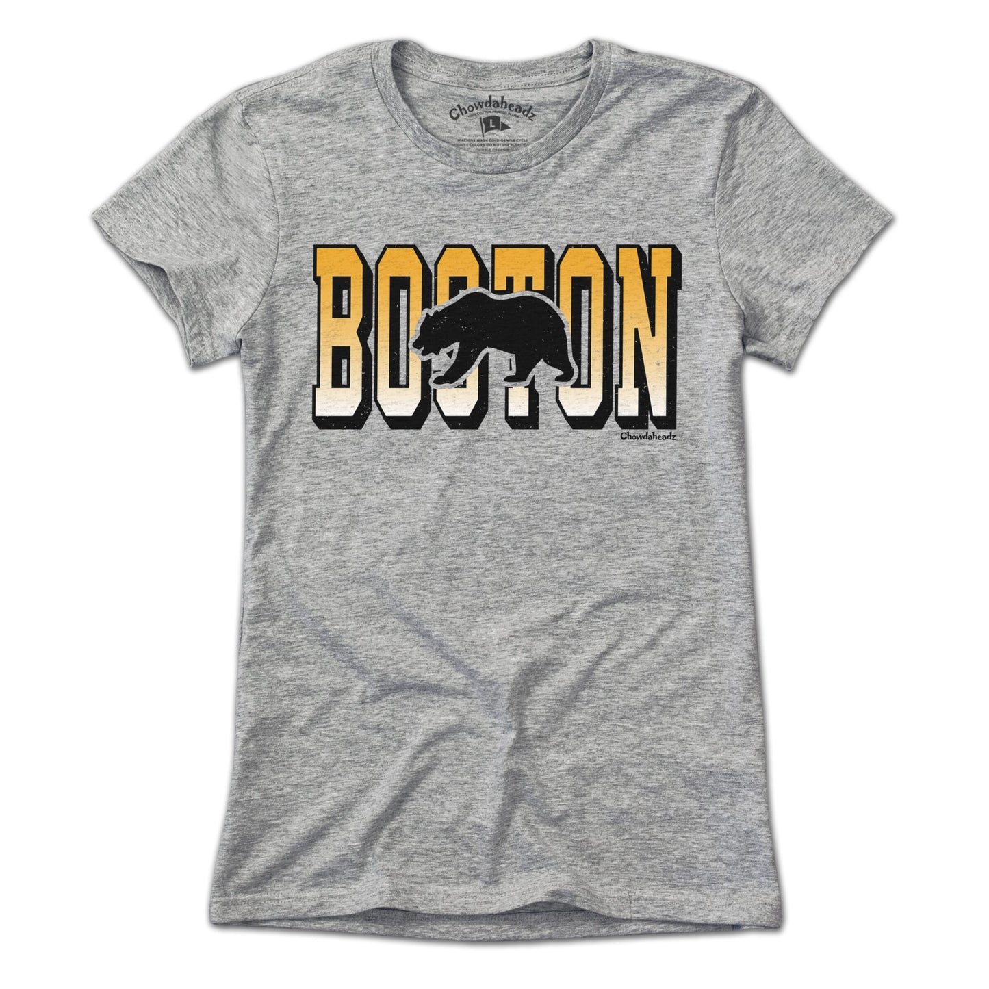 Tall Block Boston Black & Gold T-Shirt