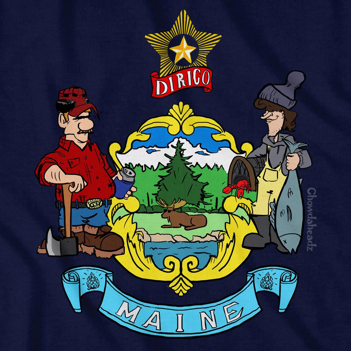 Maine Flag T-Shirt