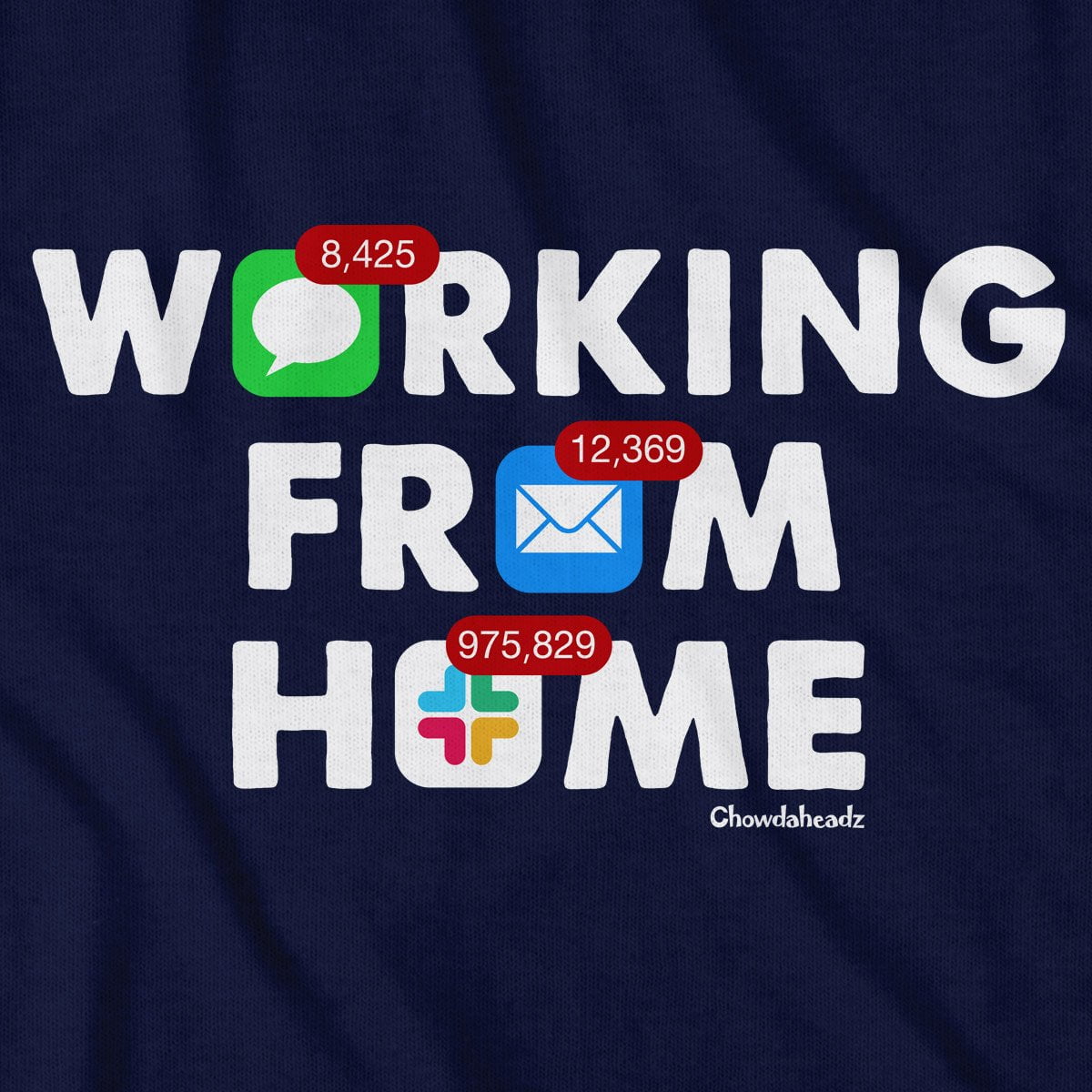 Working From Home Notifications T-Shirt