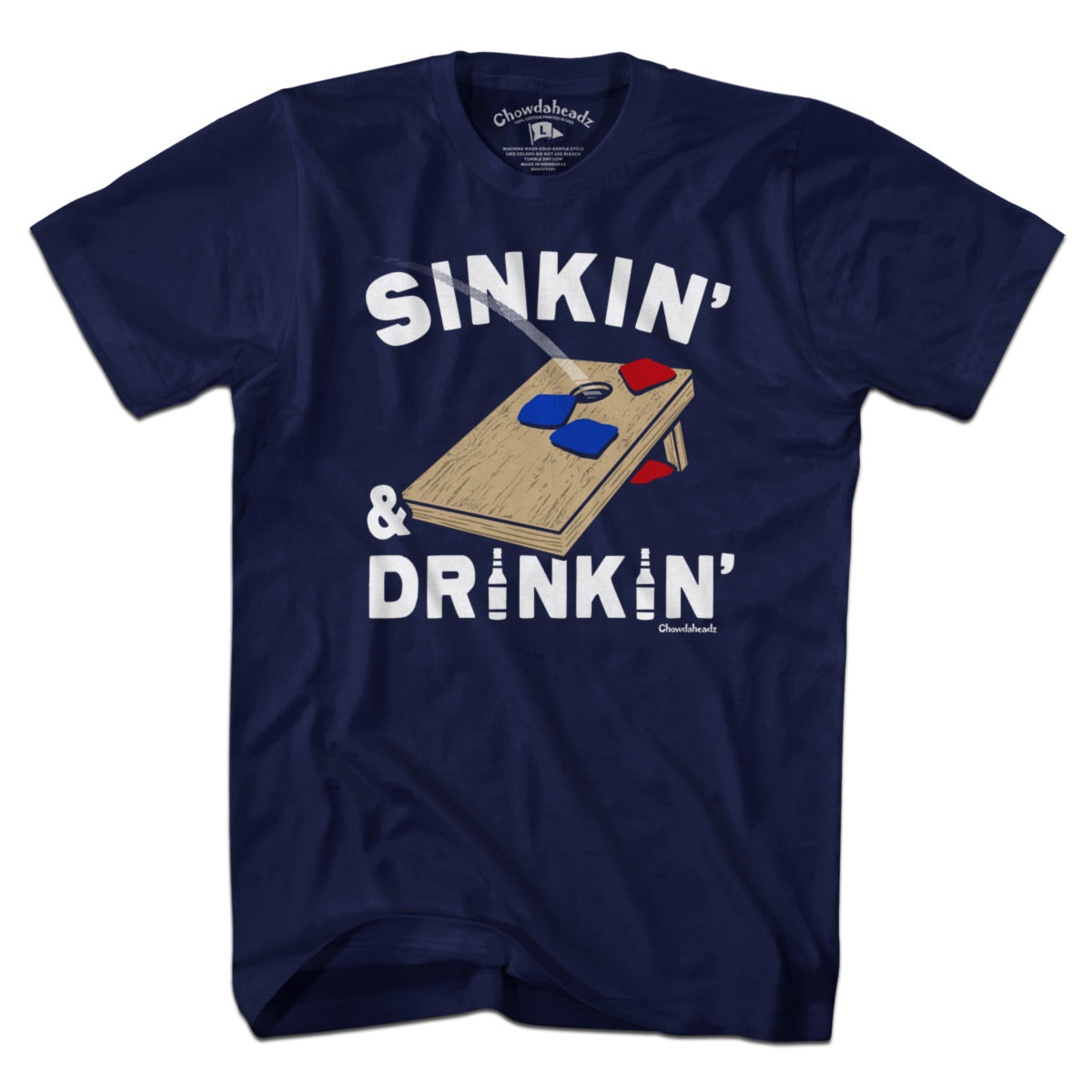 Sinkin' & Drinkin' Cornhole T-Shirt