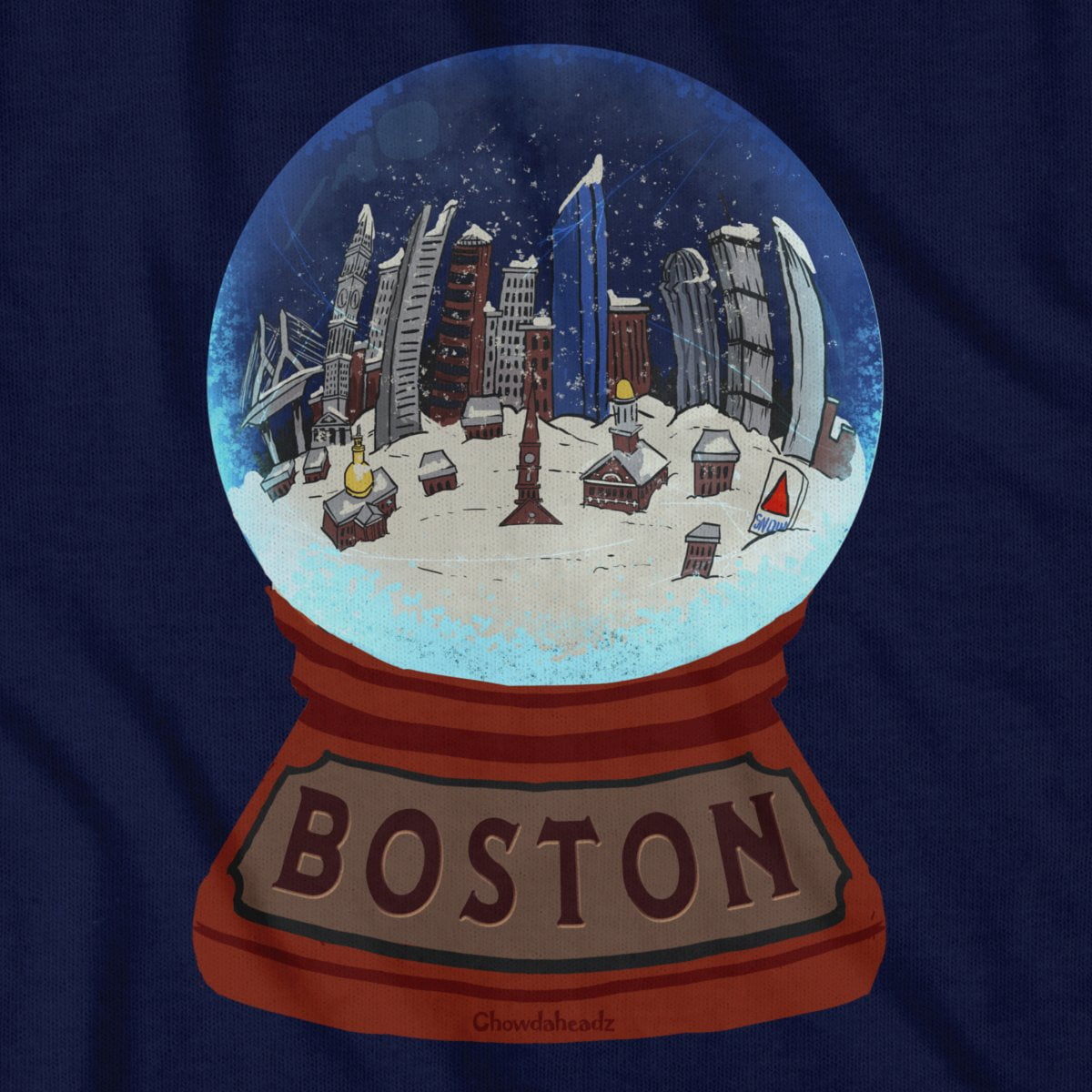 Boston Snow Globe T-Shirt