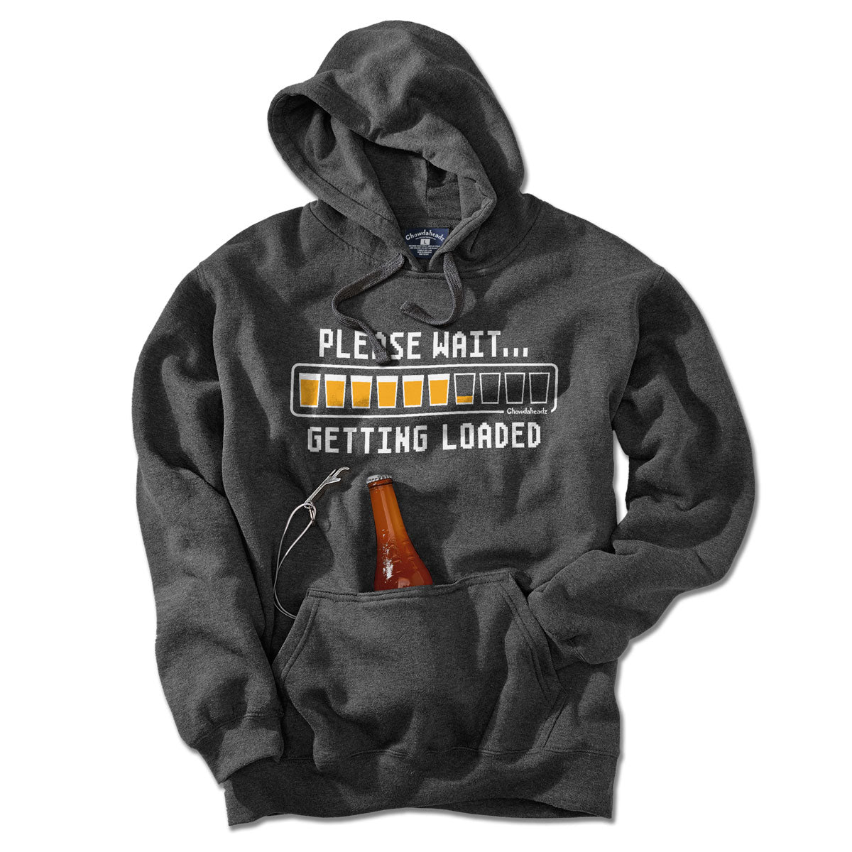 Please Wait Getting Loaded Progress Bar Tailgater Hoodie