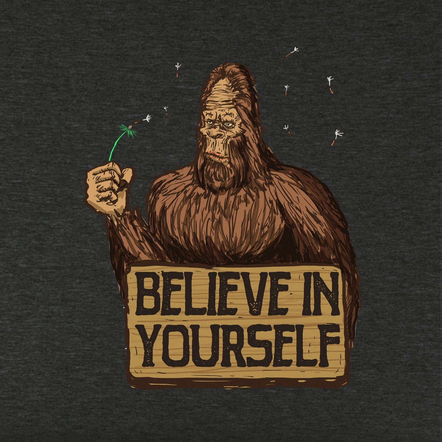 Believe in Yourself Bigfoot Youth T-Shirt