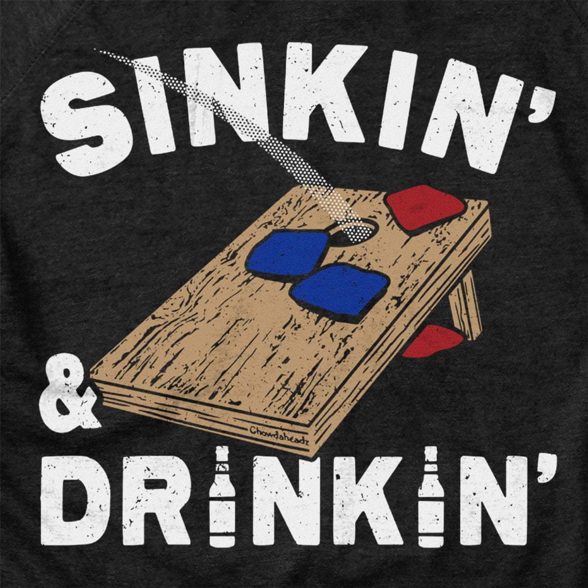 Sinkin' & Drinkin' Cornhole Tailgater Hoodie