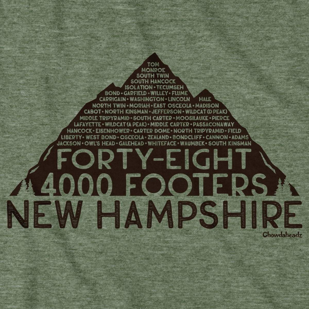 Forty-Eight 4,000 Footers New Hampshire T-Shirt