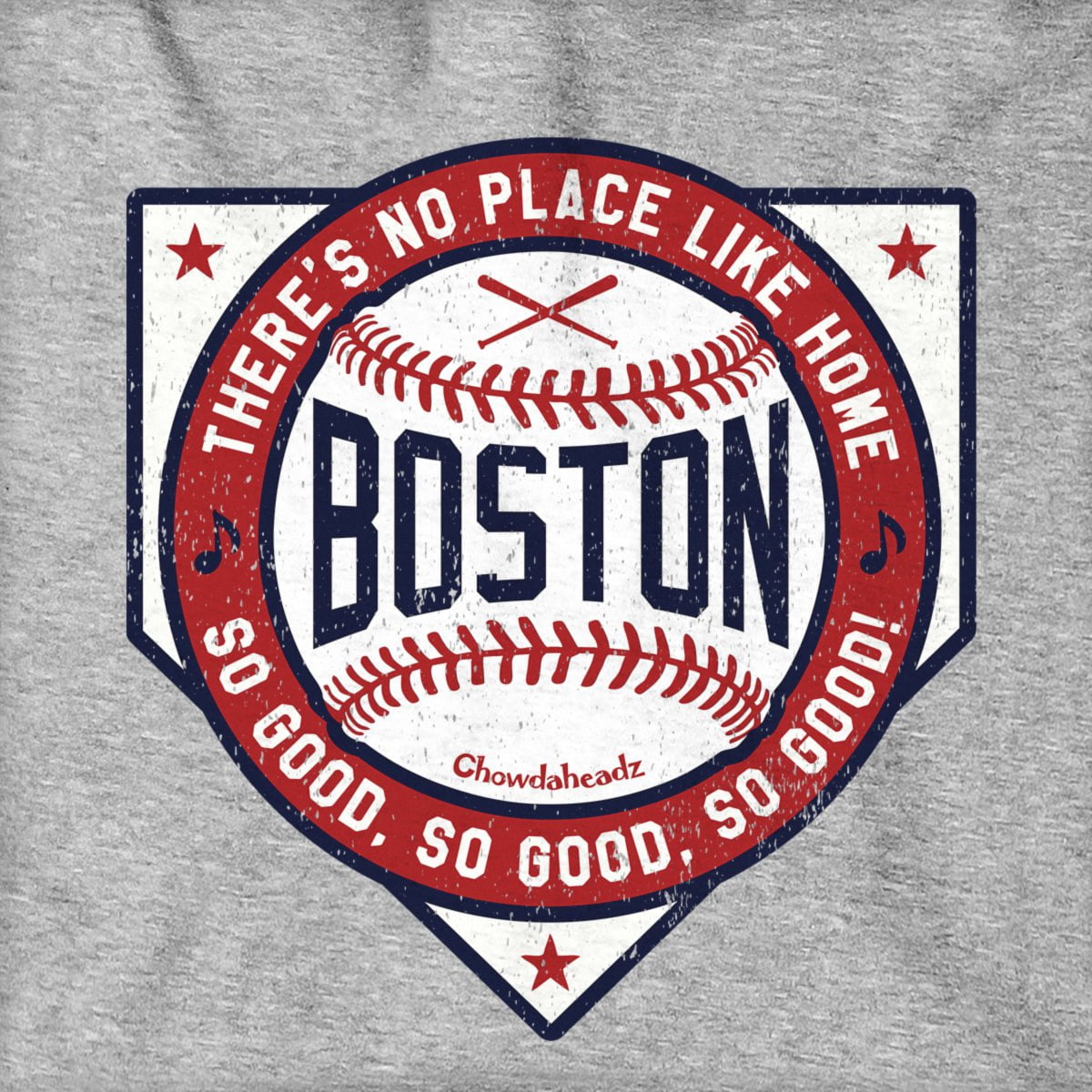 Boston There's No Place Like Home Baseball Hoodie