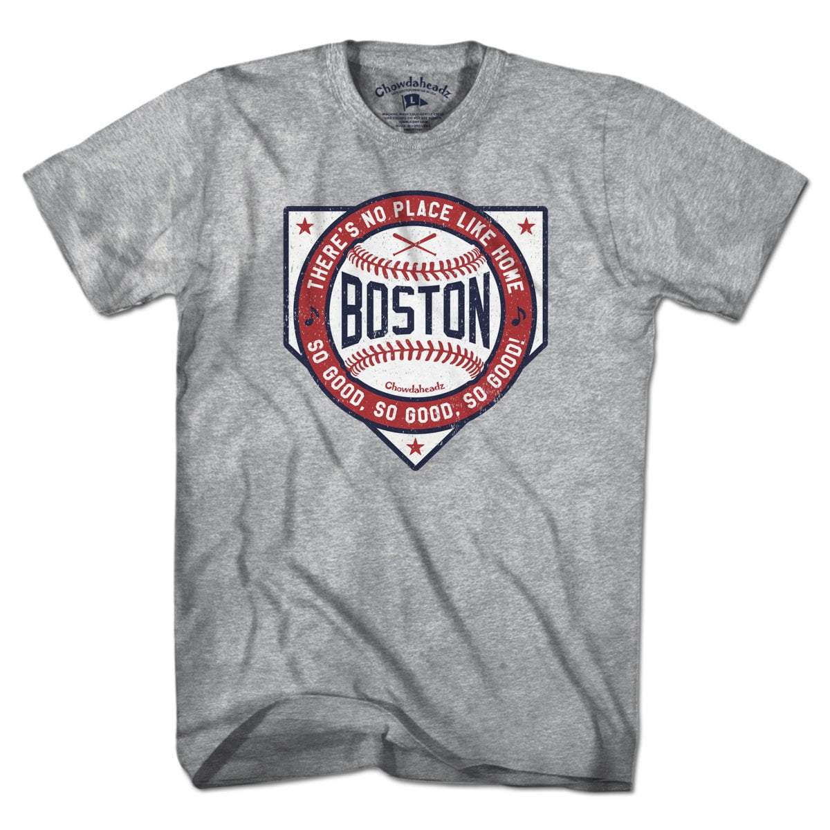 Boston There's No Place Like Home Baseball T-Shirt