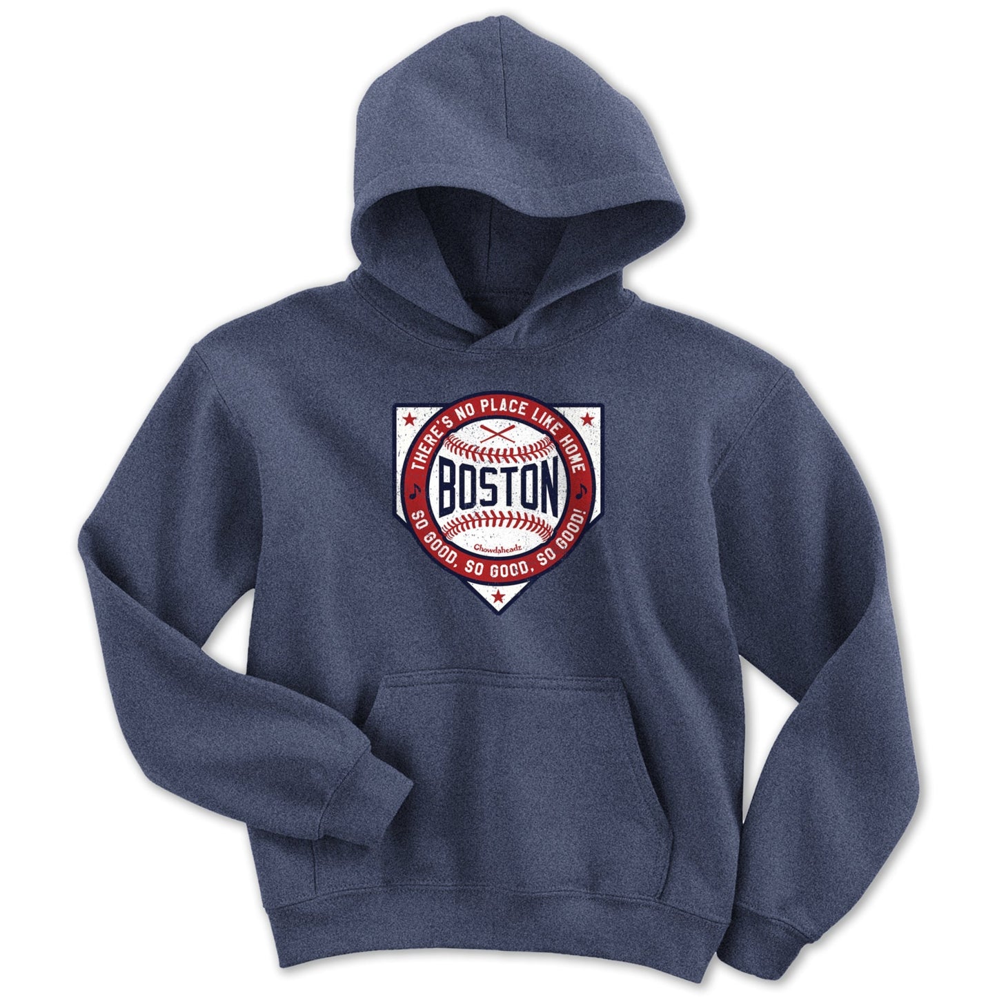 Boston There's No Place Like Home Baseball Youth Hoodie