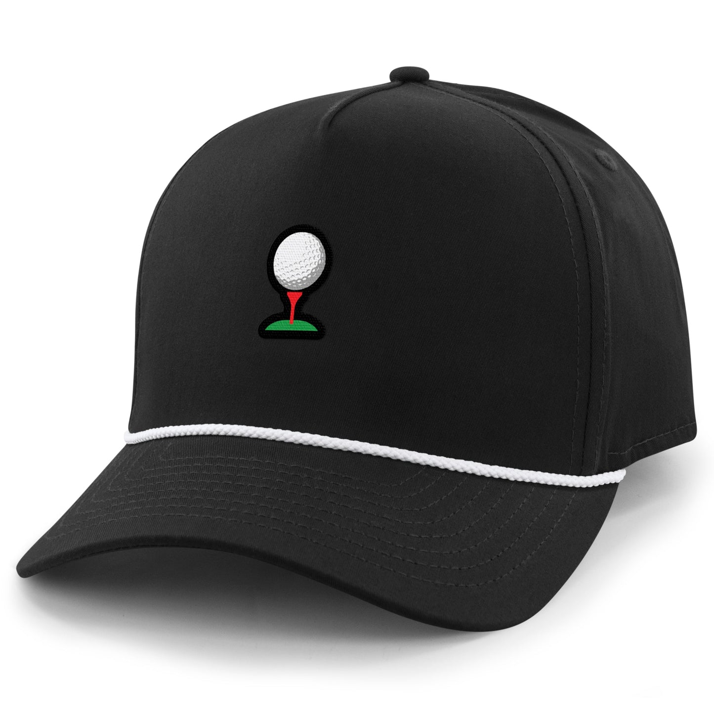 Golf Ball Tee Rope Performance Hat