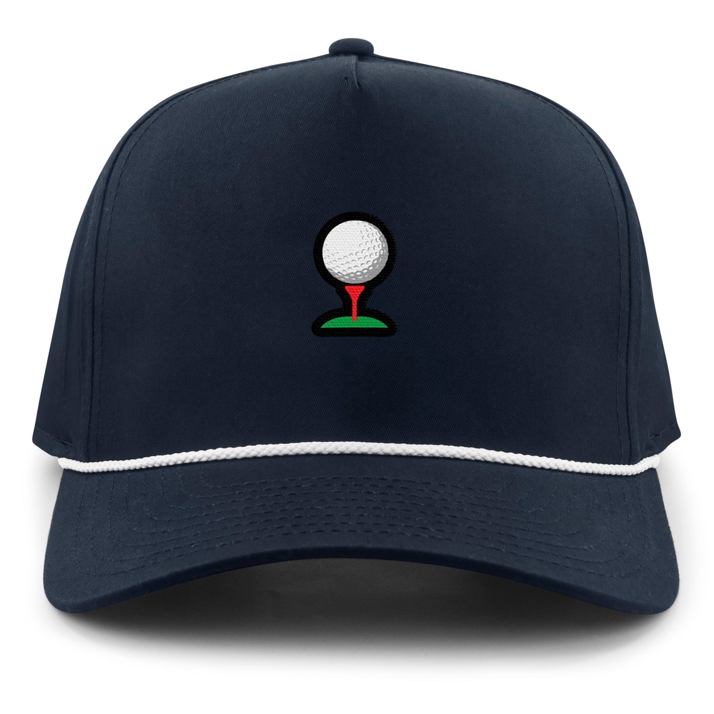Golf Ball Tee Rope Performance Hat