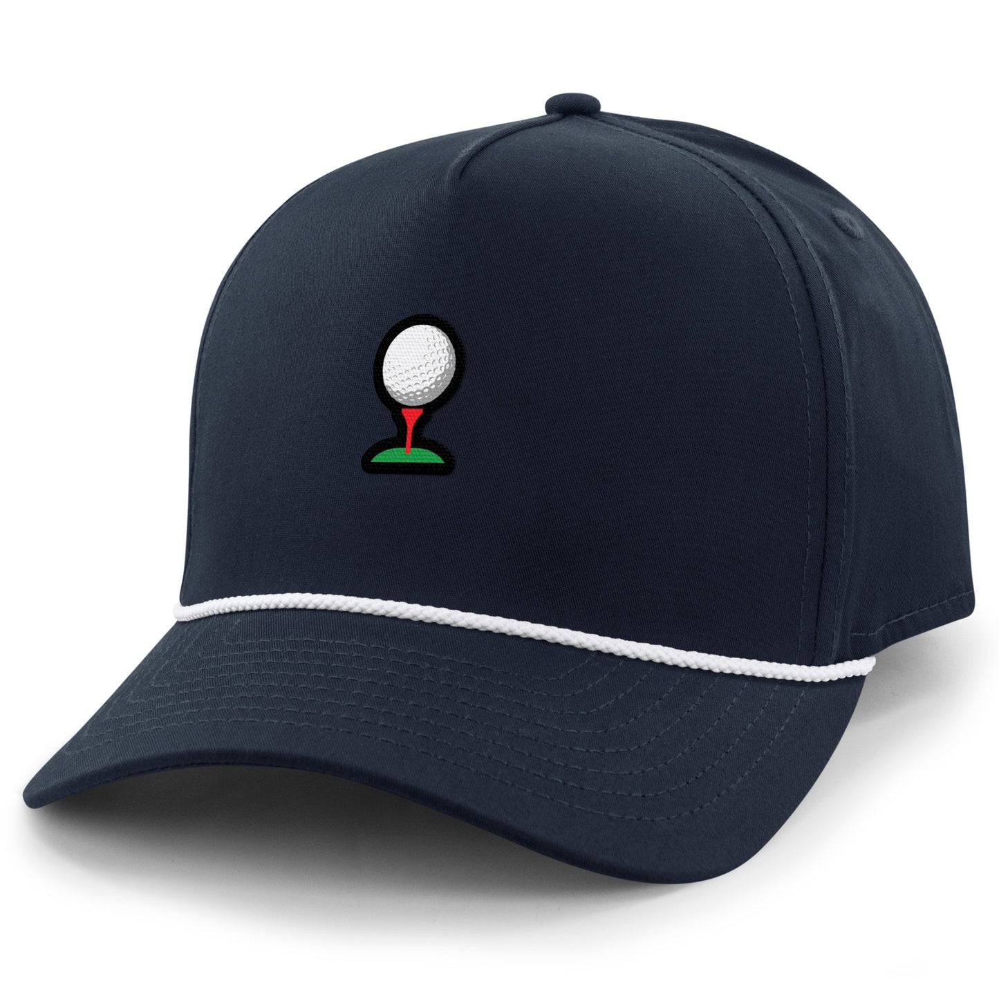 Golf Ball Tee Rope Performance Hat