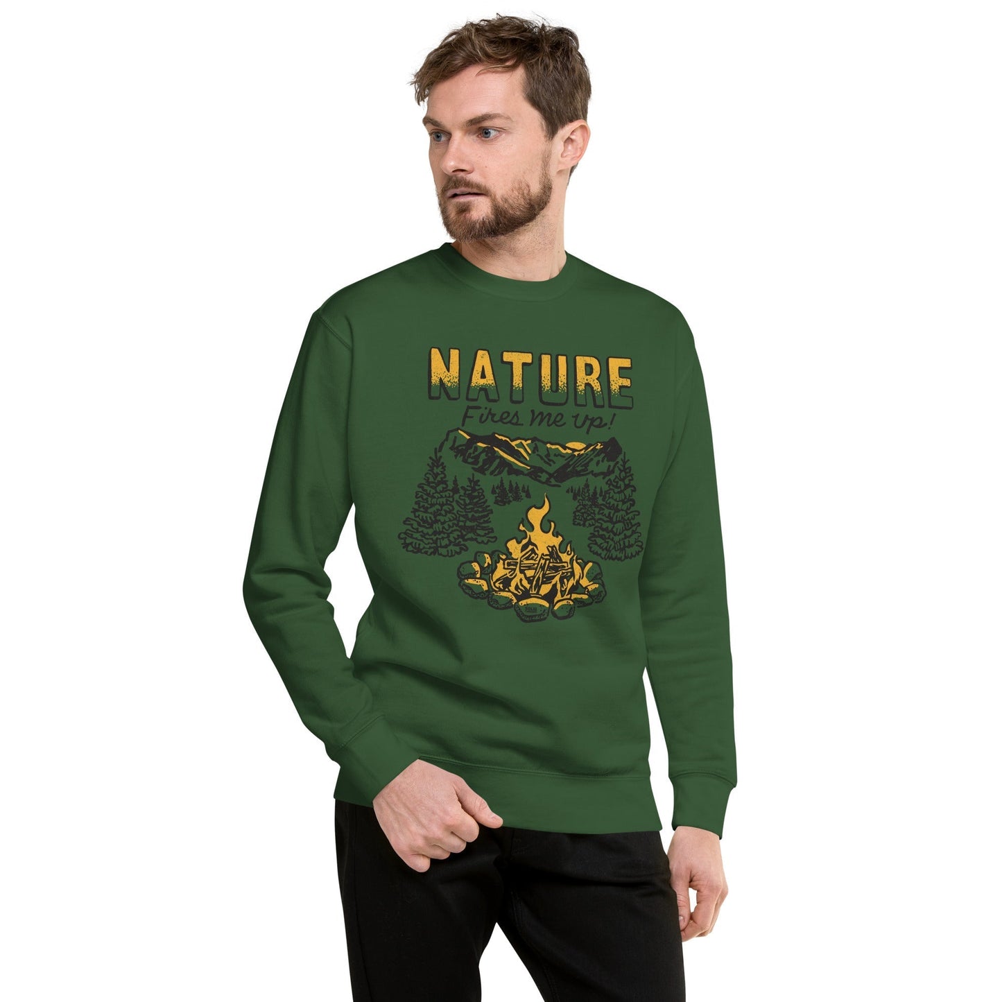 Unisex Nature Fires Me Up Classic Fleece Sweatshirt