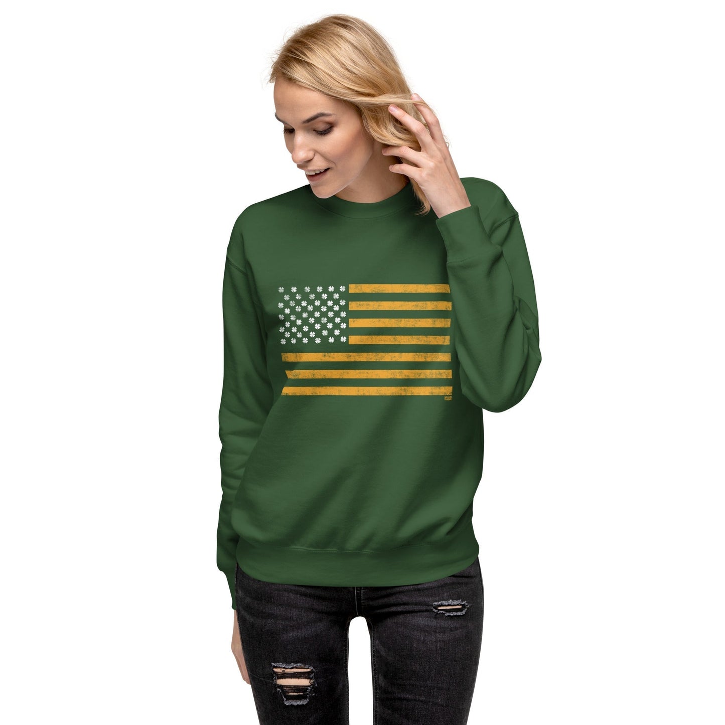 Unisex Irish American Classic Fleece Sweatshirt