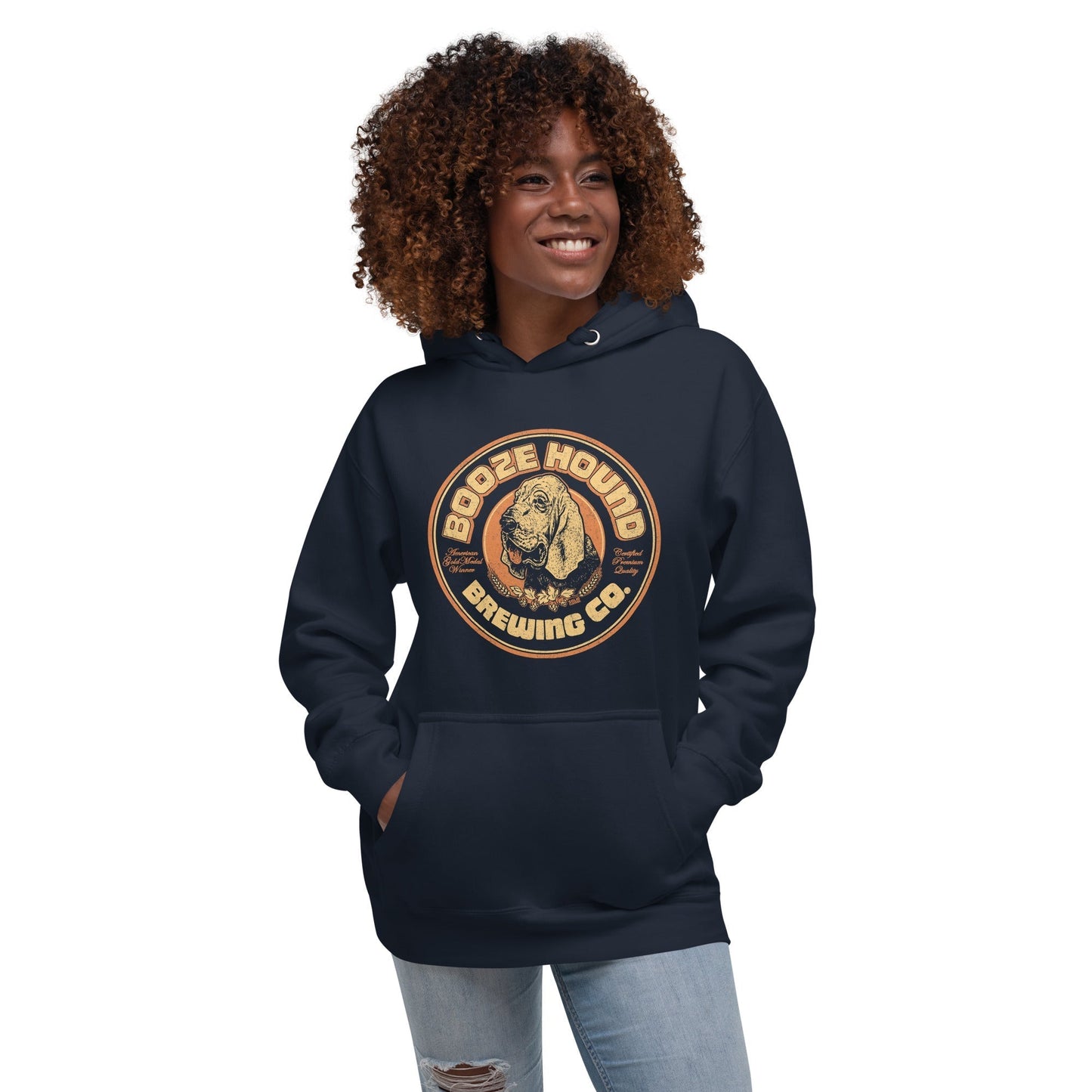 Boozehound Brewing Co. Classic Fleece Pullover Hoodie